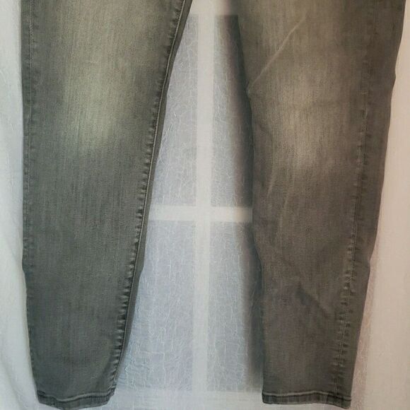 Banana Republic Women's Size 29 Jeans Premium Distressed Skinny Fit Gray - Picture 5 of 13